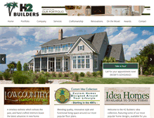 Tablet Screenshot of h2builders.com